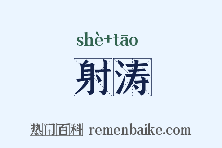 射涛是什么意思的图片